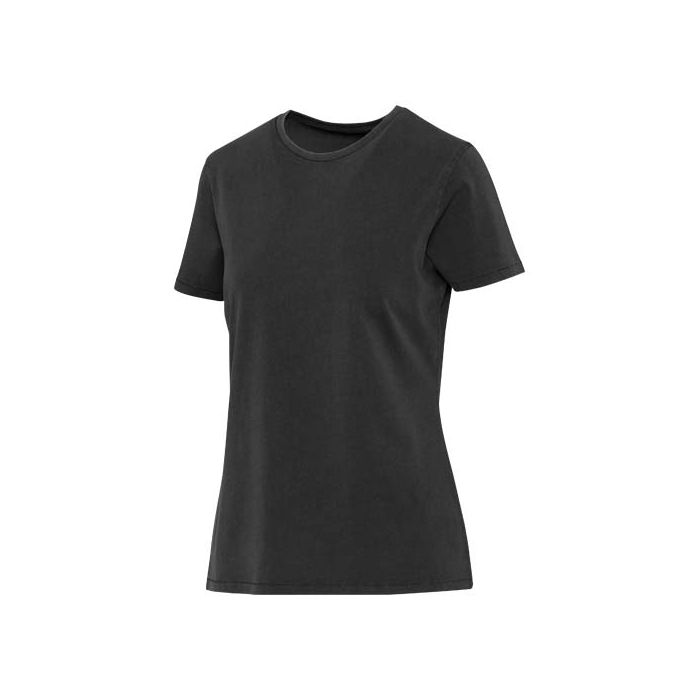 Nanaimo 160 g-m2 sprany damski T-shirt-Czarny – Gift Design