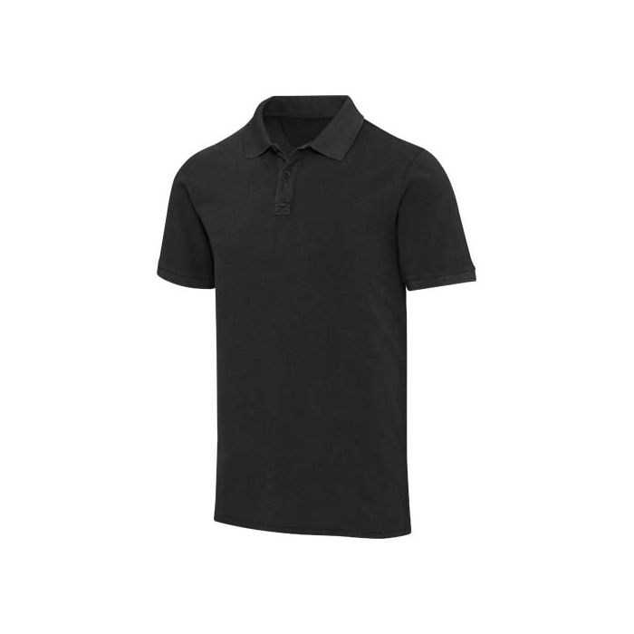 Calgary 200 g-m2 sprana męska koszulka polo-Czarny – Gift Design