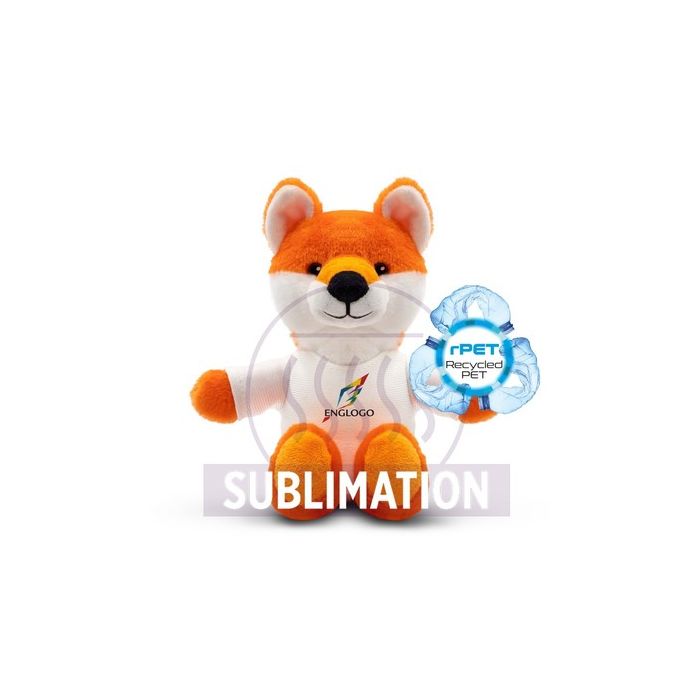 Pluszowy lis RPET | Sneeky – Gift Design