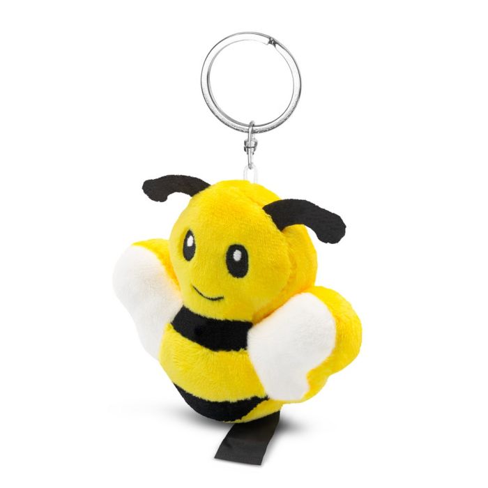 Pluszowa pszczoła RPET, brelok | Miro – Gift Design