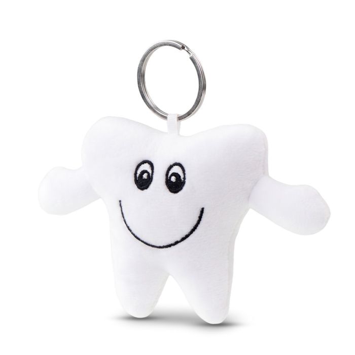 Pluszowy ząbek, brelok | Kicheko – Gift Design