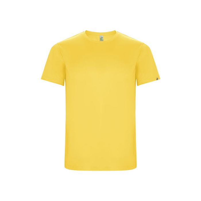 Imola sportowa koszulka dziecięca z krótkim rękawem 135 g-m²-Żółty – Gift Design