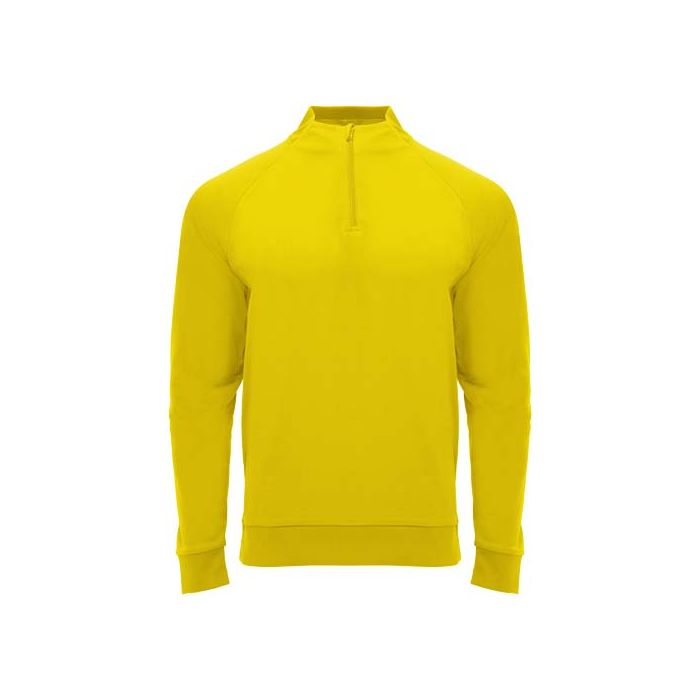 Epiro dziecięca bluza z długim rękawem i zamkiem błyskawicznym 1-4 200 g-m²-Żółty – Gift Design