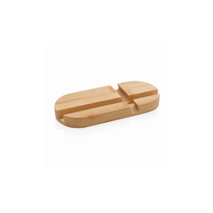 Bambusowy stojak na telefon, tablet – Gift Design