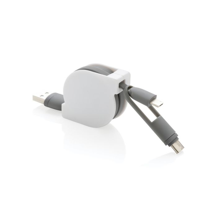 Zwijany kabel do ładowania i synchronizacji 3 w 1 – Gift Design