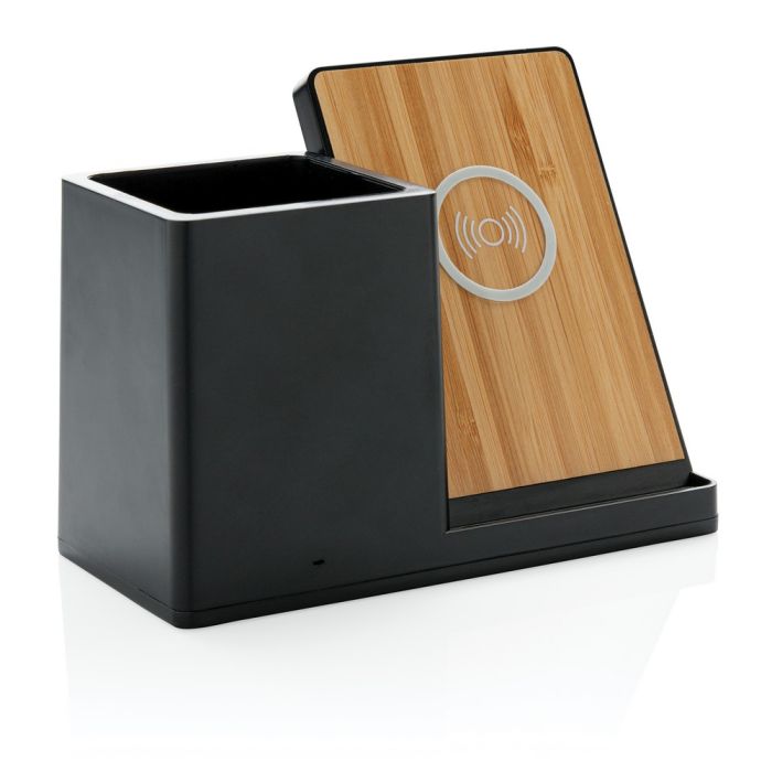 Ładowarka bezprzewodowa 10W, organizer na biurko Ontario – Gift Design