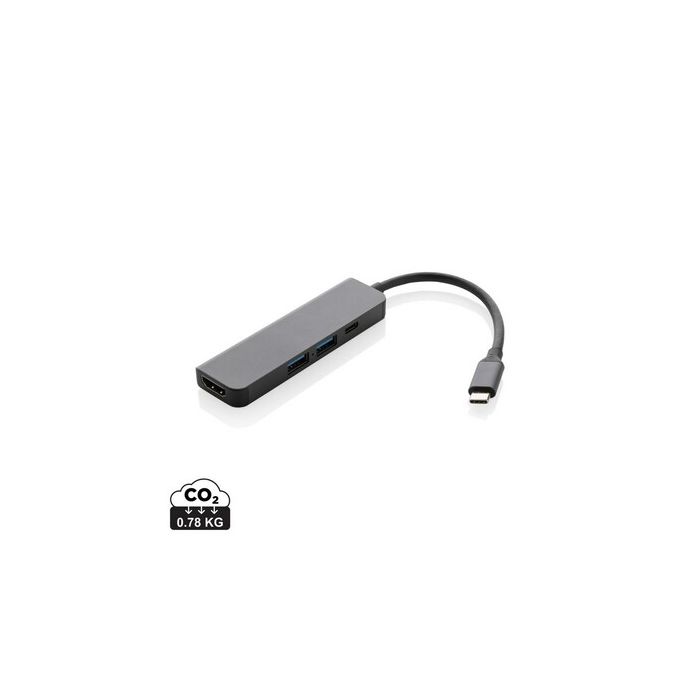 Hub USB 3.0 i USB typu C Terra, wejście HDMI 4K, RABS – Gift Design