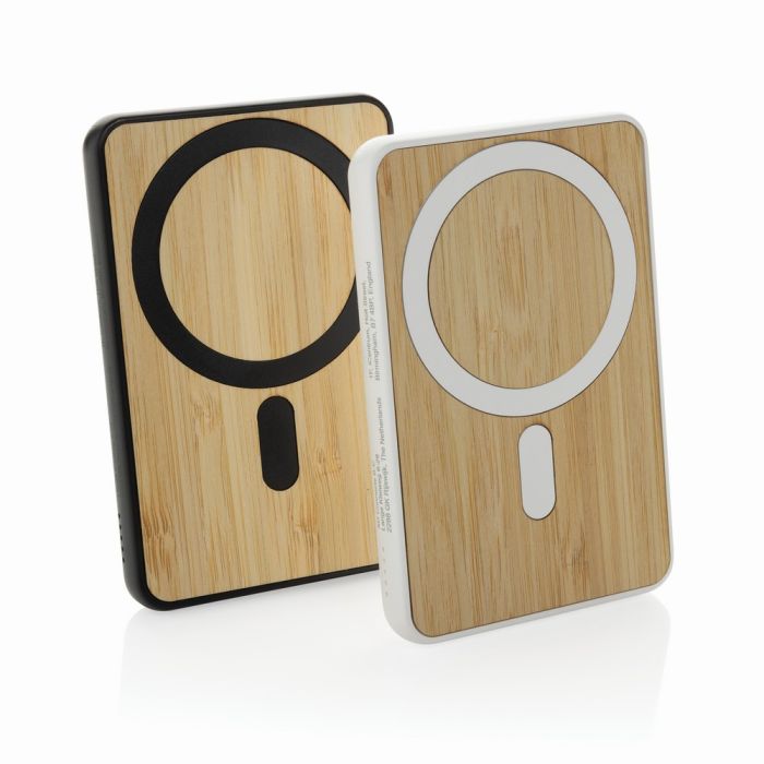 Magnetyczny bezprzewodowy power bank 5000 mAh 5W – Gift Design