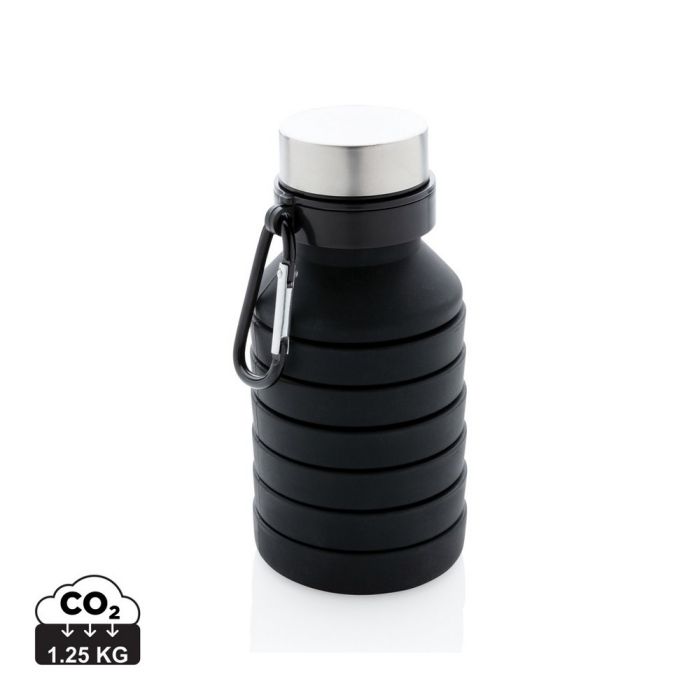 Składana butelka sportowa 550 ml z karabińczykiem – Gift Design