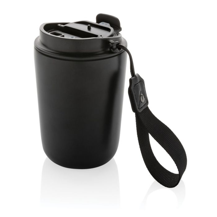 Kubek termiczny 380 ml Cuppa, stal nierdzewna z recyklingu – Gift Design