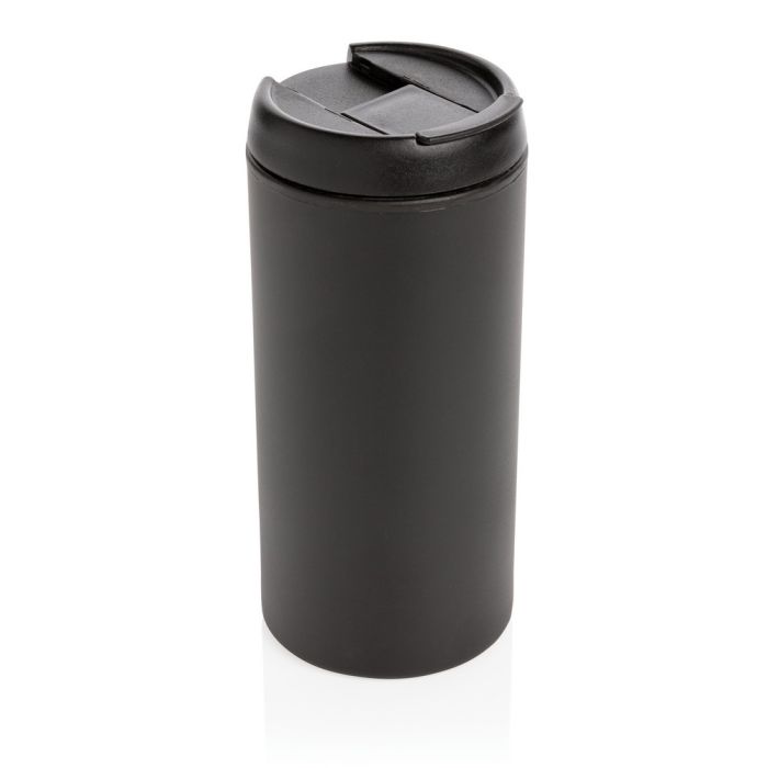 Kubek podróżny 300 ml Metro ze stali nierdzewnej z recyklingu – Gift Design