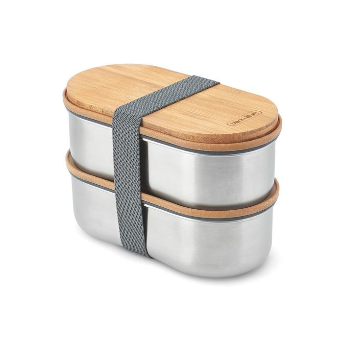Lunchbox, pudełko śniadaniowe Black+Blum Double Bento – Gift Design