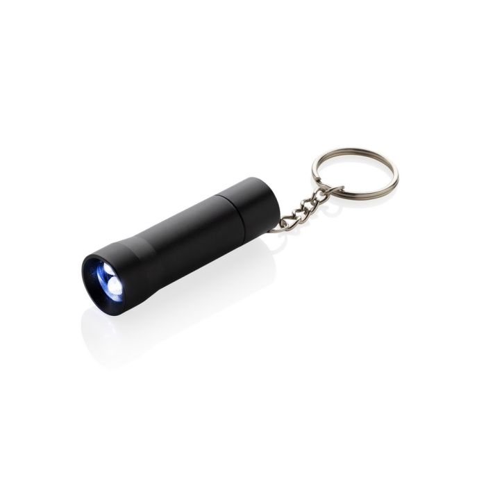 Brelok do kluczy z aluminium z recyklingu, latarka Flash – Gift Design