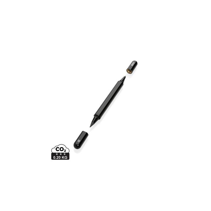 Długopis 2 w 1 Swiss Peak Storm, aluminium z recyklingu – Gift Design