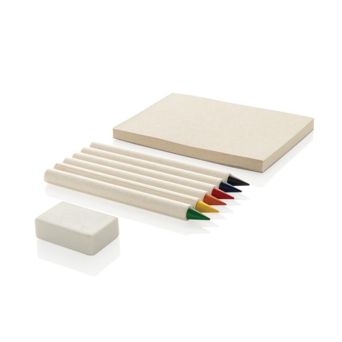 Zestaw kredek, notatnik Micki – Gift Design