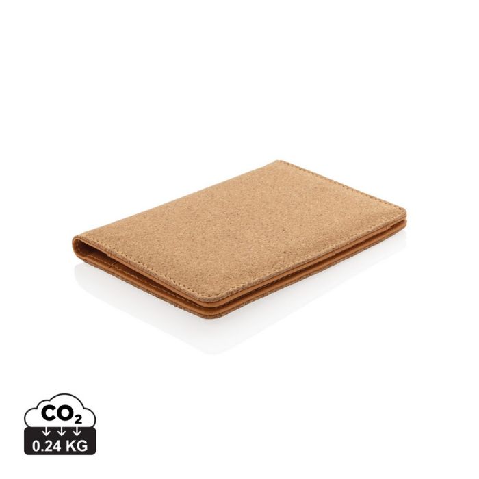 Korkowe etui na karty kredytowe i paszport, ochrona RFID – Gift Design