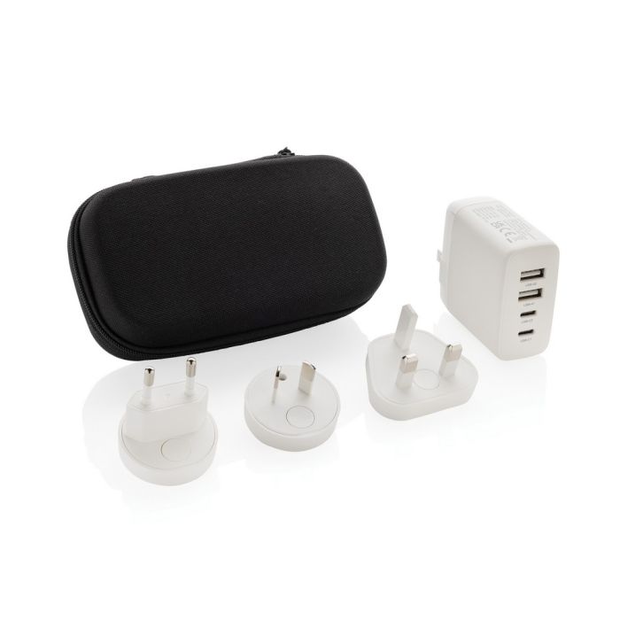 Ładowarka ścienna, adapter podróżny USB-C TravelCharge Pro RCS – Gift Design