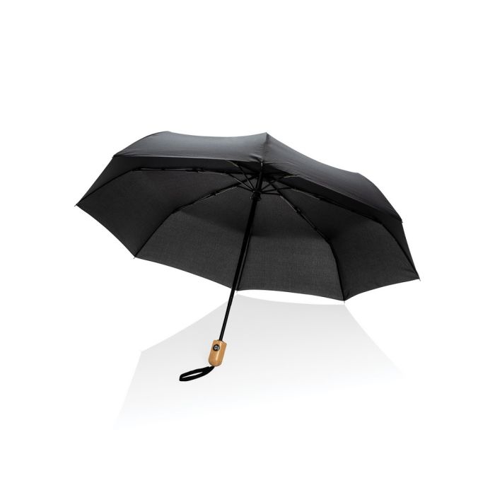 Bambusowy parasol automatyczny 21" AWARE™ RPET – Gift Design