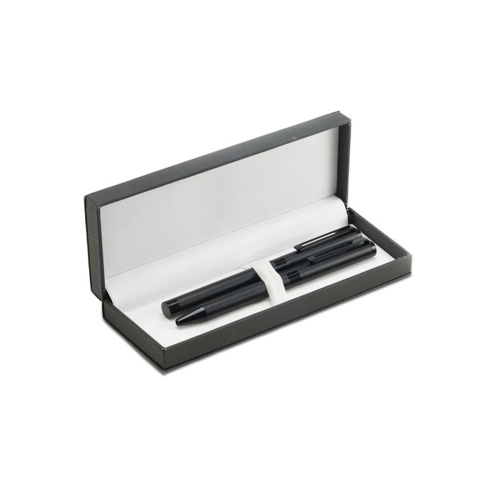 Zestaw piśmienniczy Parana, czarny – Gift Design