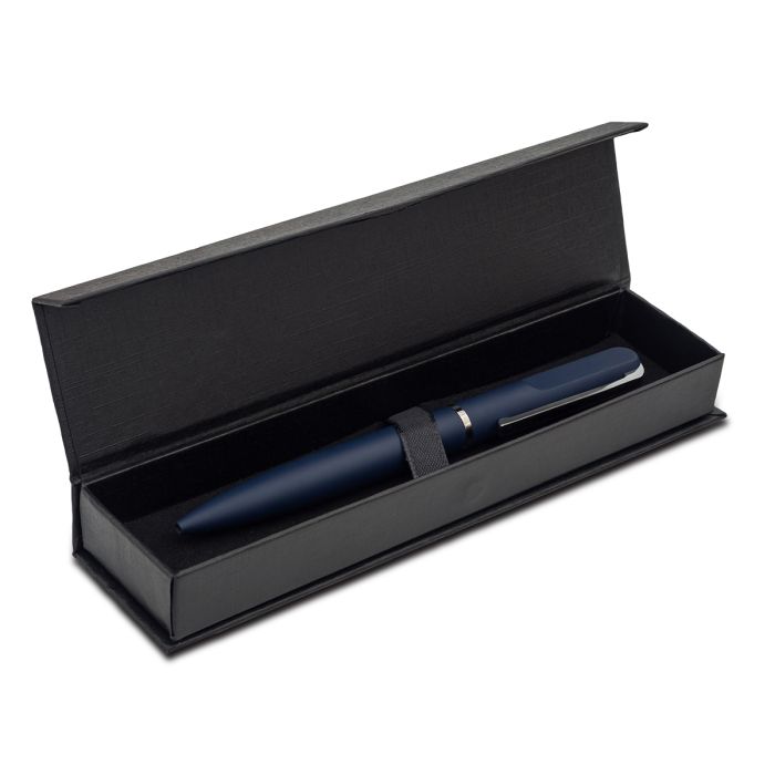 Elegancki długopis w pudełku Saba, granatowy – Gift Design