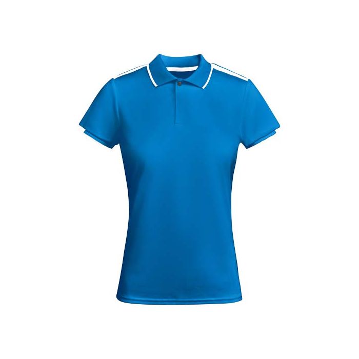 Tamil sportowa koszulka damska polo z krótkim rękawem 150 g-m²-Królewski niebieski – Gift Design
