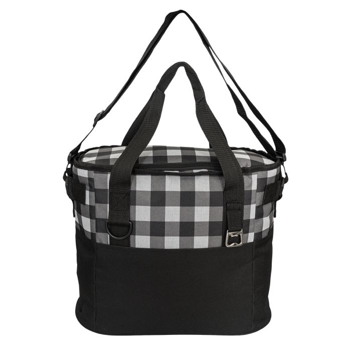 Torba izotermiczna Kliffton, czarny-szary – Gift Design