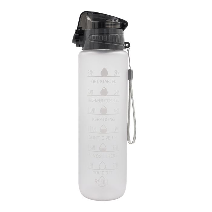 Bidon motywacyjny z tritanu Keepgoing 1000 ml, transparentny – Gift Design