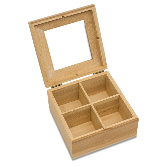 Pudełko na herbatę Tukao, brązowy – Gift Design