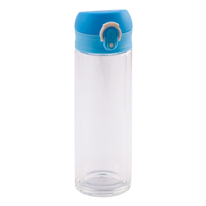 Butelka szklana Abisko 280 ml, jasny niebieski – Gift Design