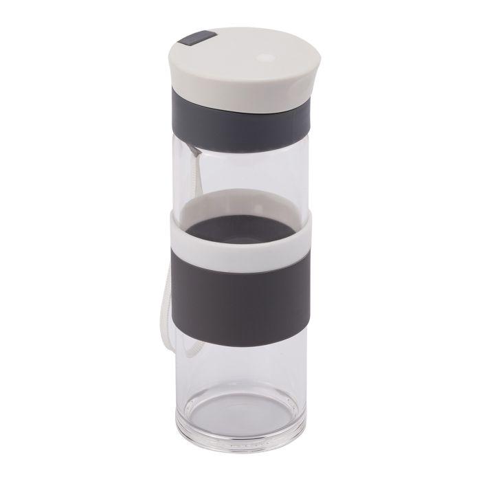 Szklana butelka Top Form 440 ml, biały – Gift Design