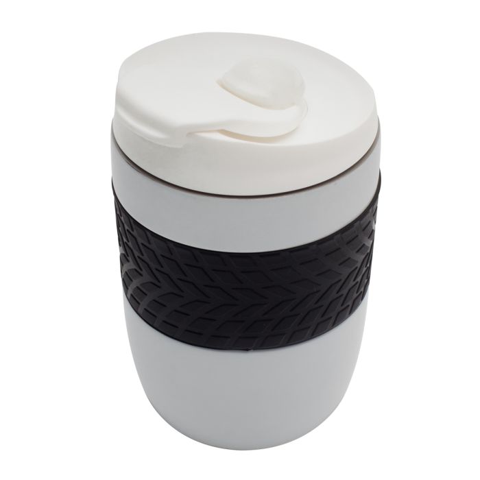 Kubek termiczny Offroader 200 ml, złamana biel - druga jakość – Gift Design