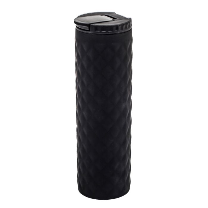 Kubek termiczny Tallin 450 ml, czarny – Gift Design