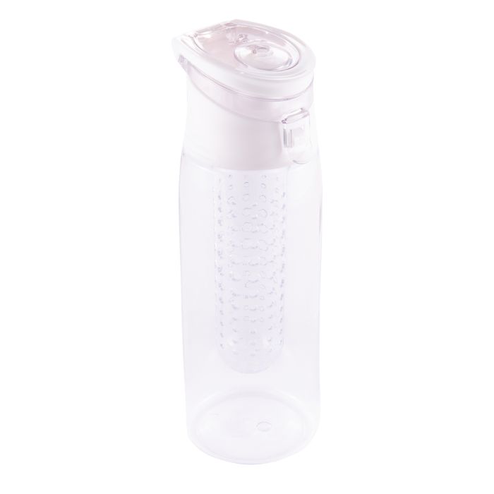 Bidon Mint 700 ml, biały-transparentny – Gift Design