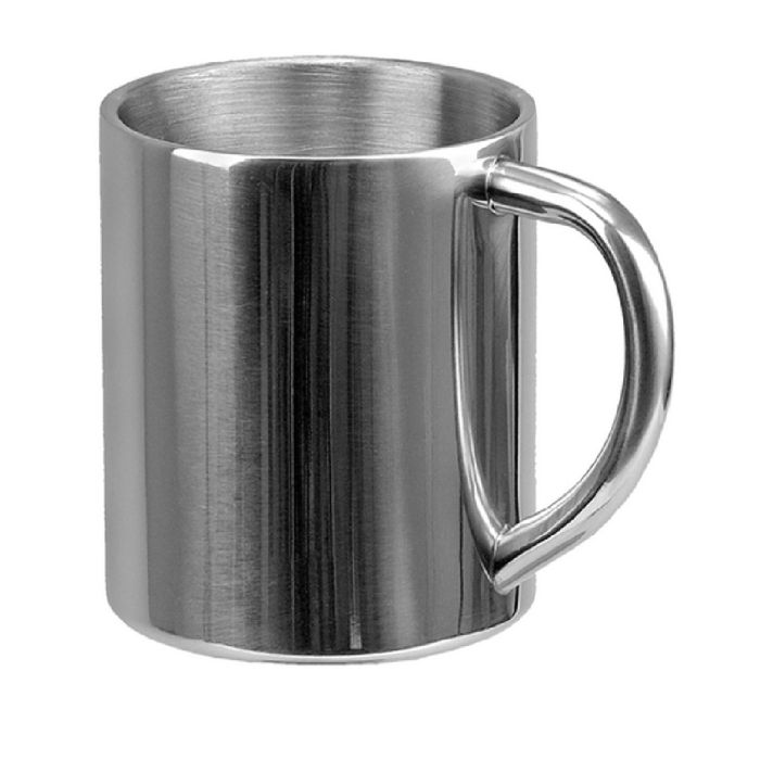 Kubek Sturdy 300 ml, srebrny – Gift Design