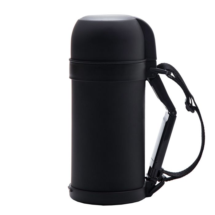 Termos Picnic Amigo 1200 ml, czarny – Gift Design