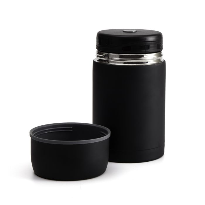 Pojemnik próżniowy Termo 800 ml, czarny – Gift Design