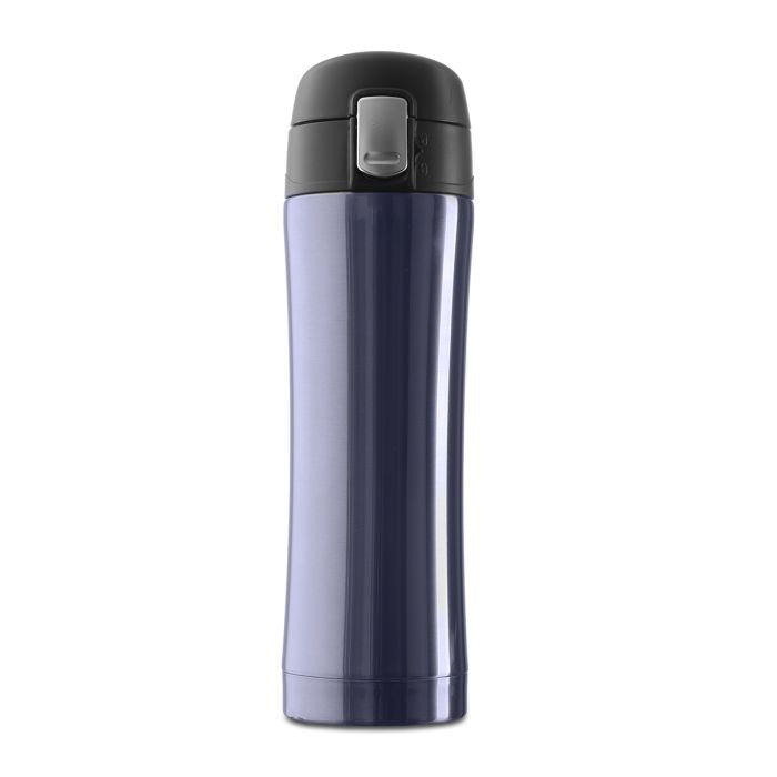 Kubek termiczny Secure 400 ml, grafitowy – Gift Design