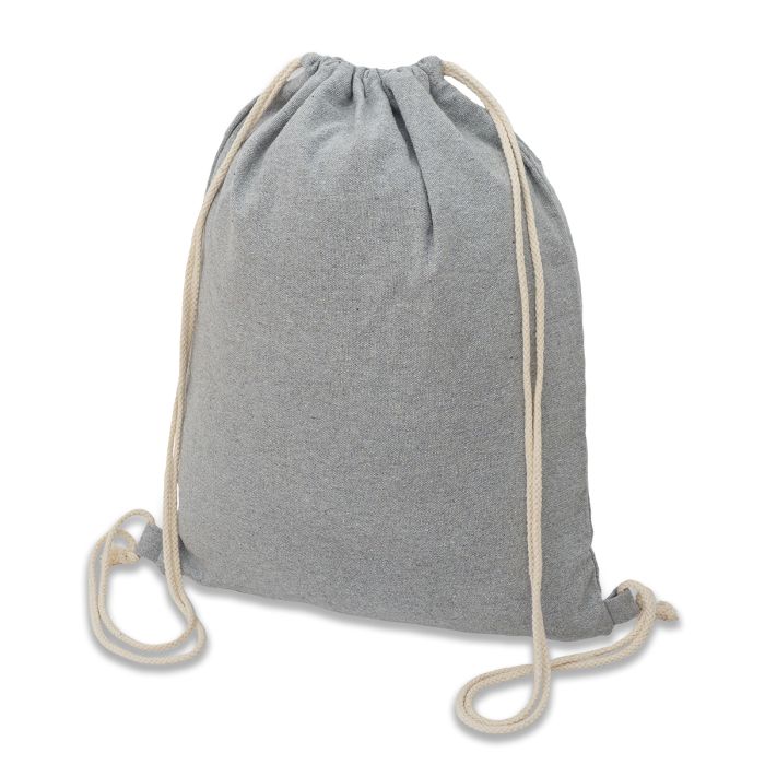 Plecak bawełniany 340g-m2 Preston, szary – Gift Design