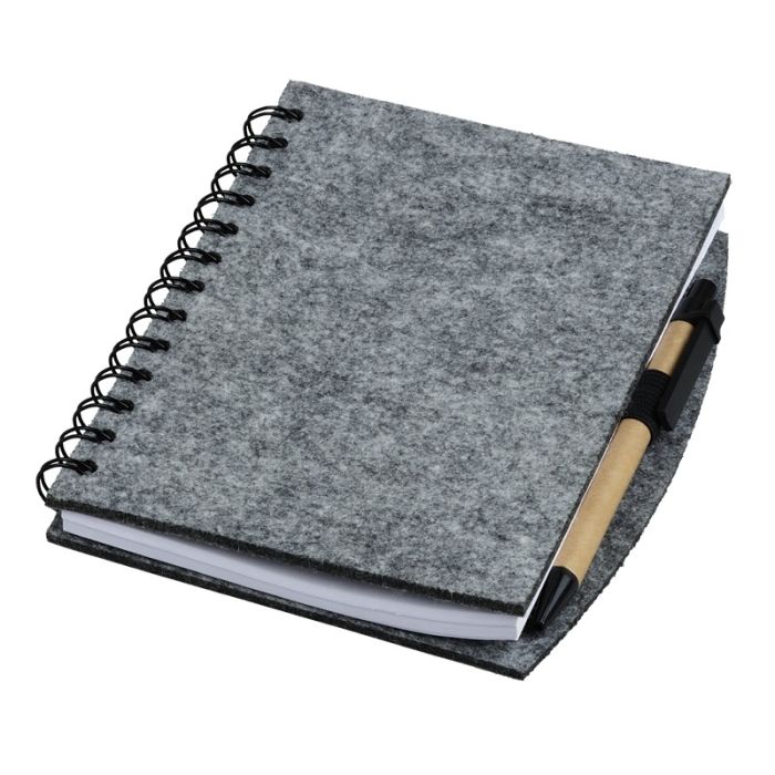 Notes z filcu Felt Now, szary – Gift Design