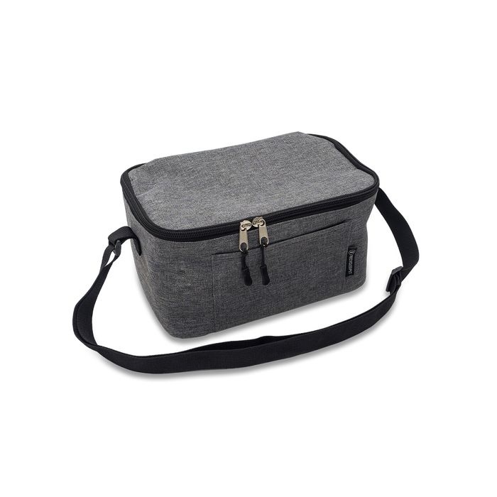 Torba termoizolacyjna na lunch RPET Gabro, szary – Gift Design