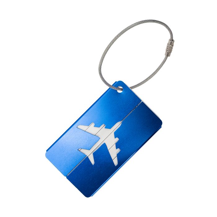 Przywieszka do bagażu Pilot, niebieski – Gift Design