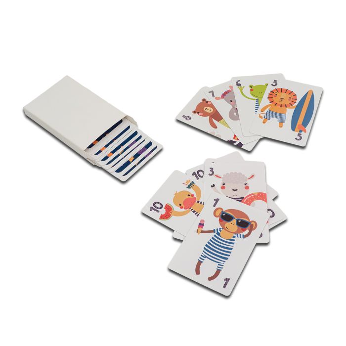 Karty do gry „Piotruś”, biały – Gift Design
