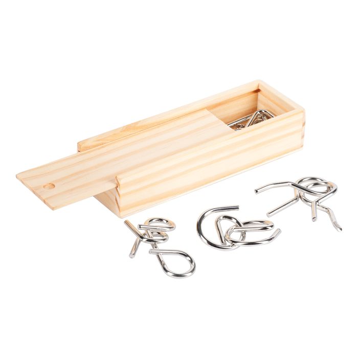 Zestaw łamigłówek Brainiac, beżowy – Gift Design