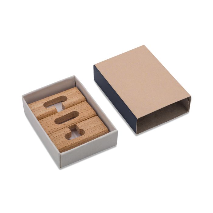 Mini układanka logiczna Brain Master, beżowy – Gift Design