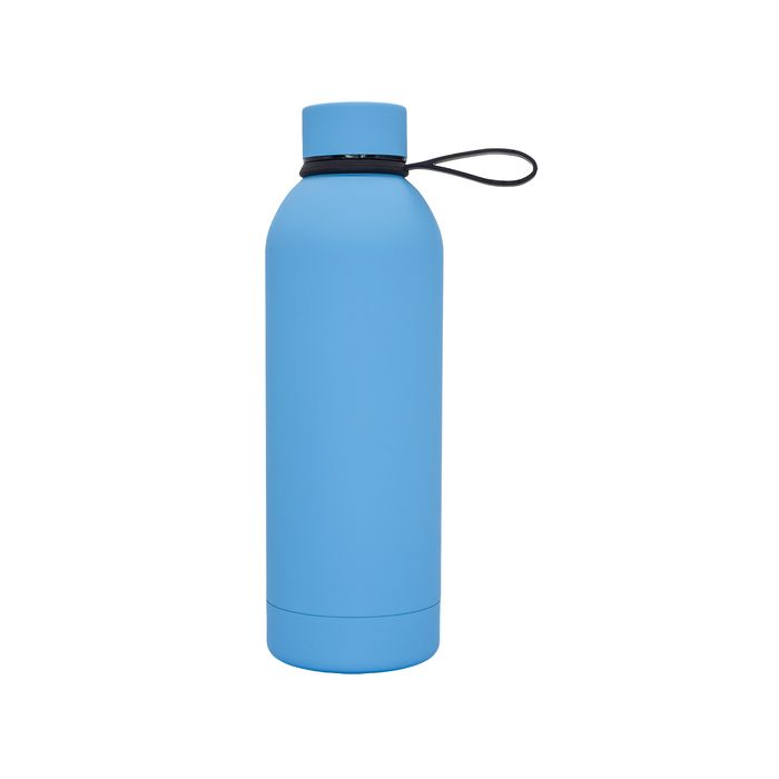 Butelka termiczna z uchwytem Mendoza Duo 500 ml, jasny niebieski – Gift Design