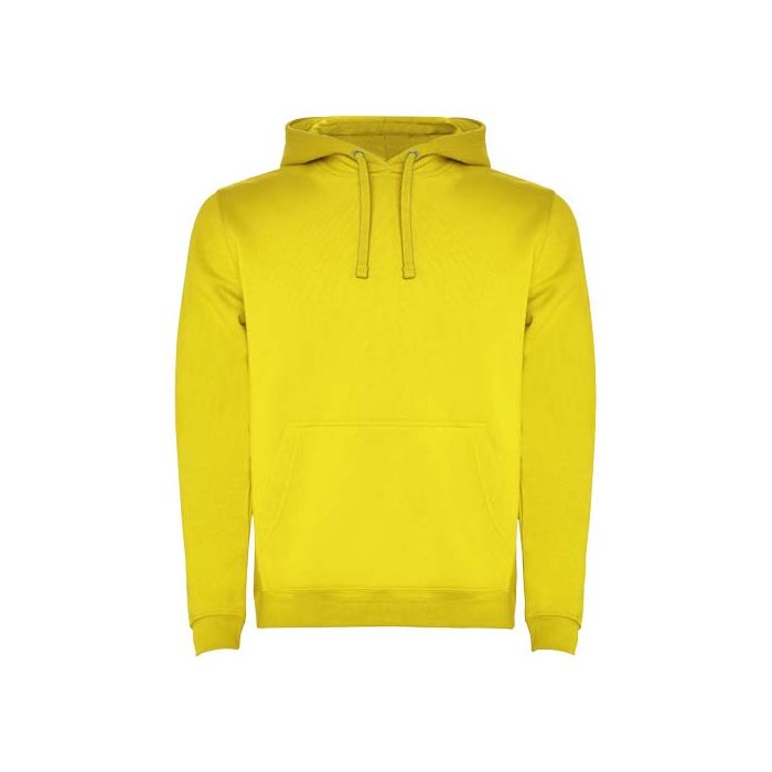 Urban męska bluza z kapturem 280 g-m²-Żółty – Gift Design