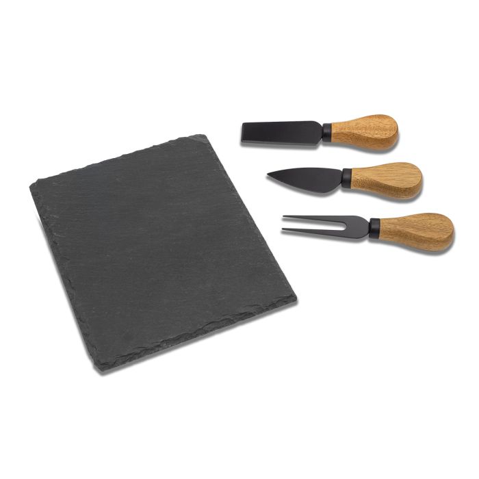 Zestaw do serwowania serów Queso, beżowy – Gift Design