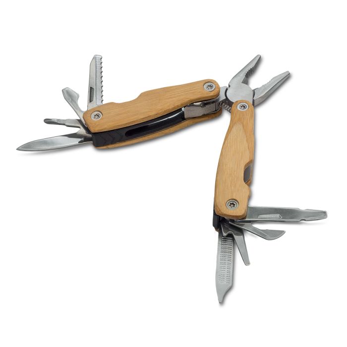 Mini multitool Exton, brązowy – Gift Design