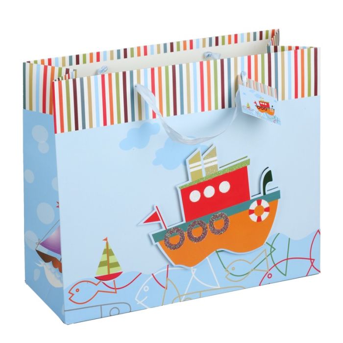 Torba na prezenty Ship, mix – Gift Design