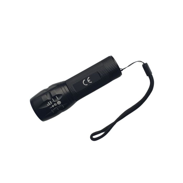 Latarka z diodą XPE CREE 3W, czarny – Gift Design